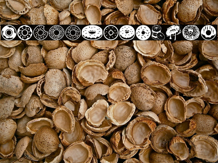 Donuts Icons Font examples