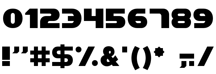 DooM Font OTHER CHARS