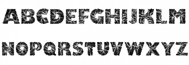 DoodLeafs Polices MAJUSCULES