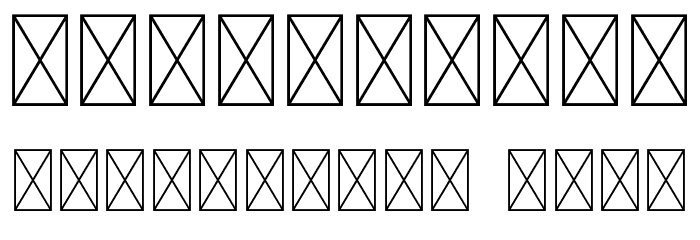 Doodala Bordered Font OTHER CHARS