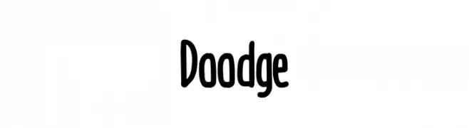 Doodge  Descarca Fonturi Gratis