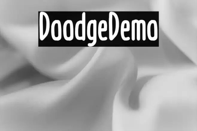 Doodge_Demo Font examples