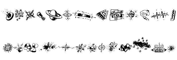 Doodle Art Font LOWERCASE