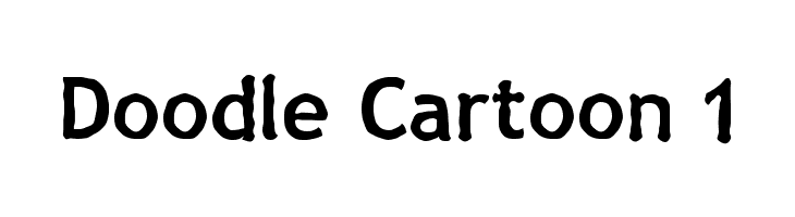 Doodle Cartoon 1  font caratteri gratis
