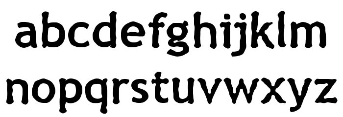 Doodle Cartoon 1 Font LOWERCASE