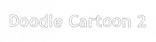 Doodle Cartoon 2  Frei Schriftart Herunterladen