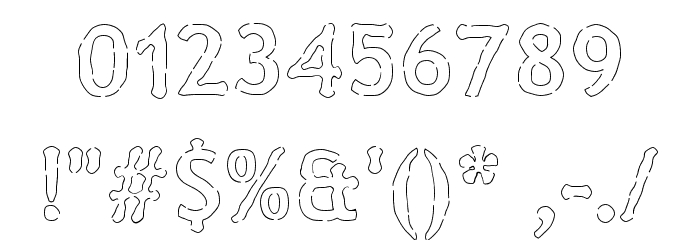 Doodle Cartoon 2 Font OTHER CHARS