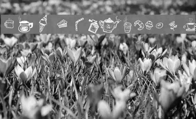 Doodle Coffee Scents Font examples