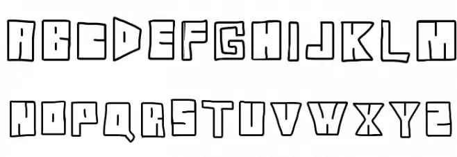 Doodle Digit Fuentes MAYÚSCULAS