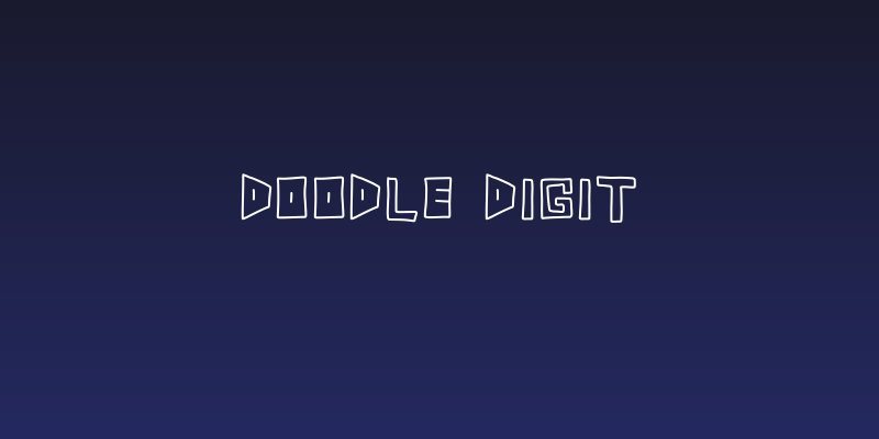 Doodle Digit Social Header
