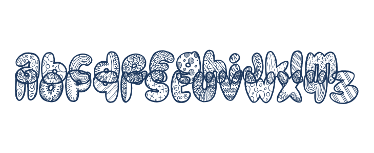 Doodle Gum Lowercase