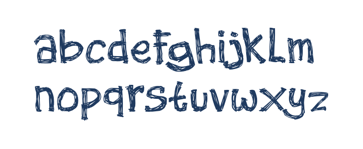 Doodle Lines Lowercase