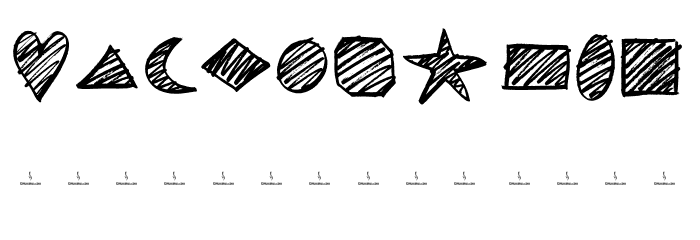 Doodle Shapes Font OTHER CHARS