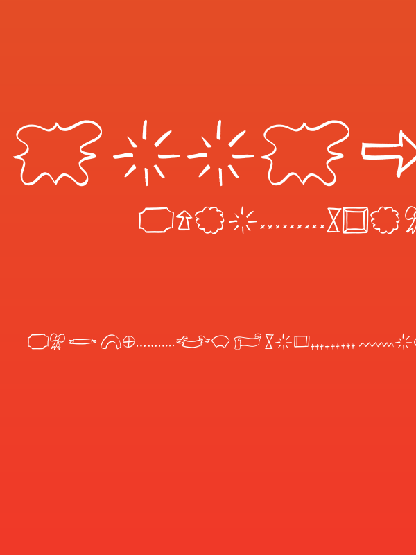 Doodle Shapes Poster