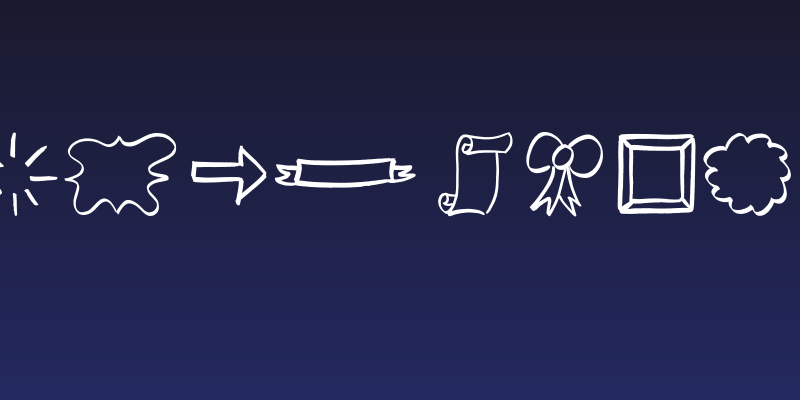 Doodle Shapes Social Header