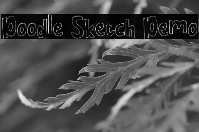 Doodle Sketch Demo フォント examples