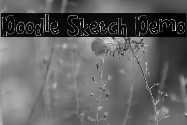 Doodle Sketch Demo フォント examples