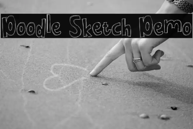 Doodle Sketch Demo フォント examples
