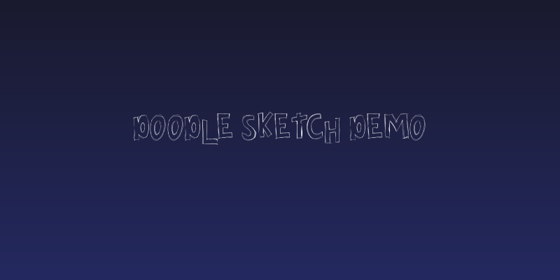 Doodle Sketch Demo Social Header