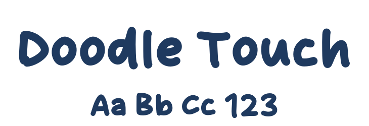 Doodle Touch Font Preview