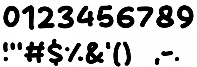 Doodle Touch फ़ॉन्ट अन्य घर का काम