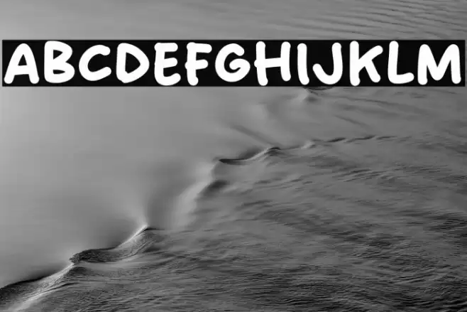 Doodle Touch Font examples