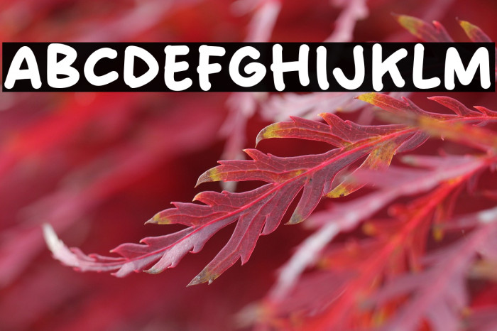 Doodle Touch फ़ॉन्ट examples