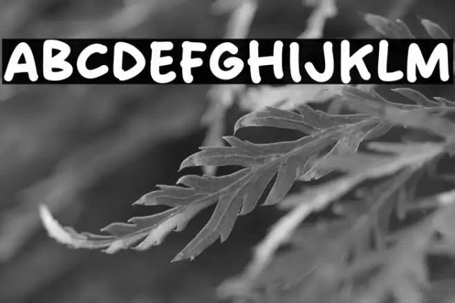 Doodle Touch Font examples