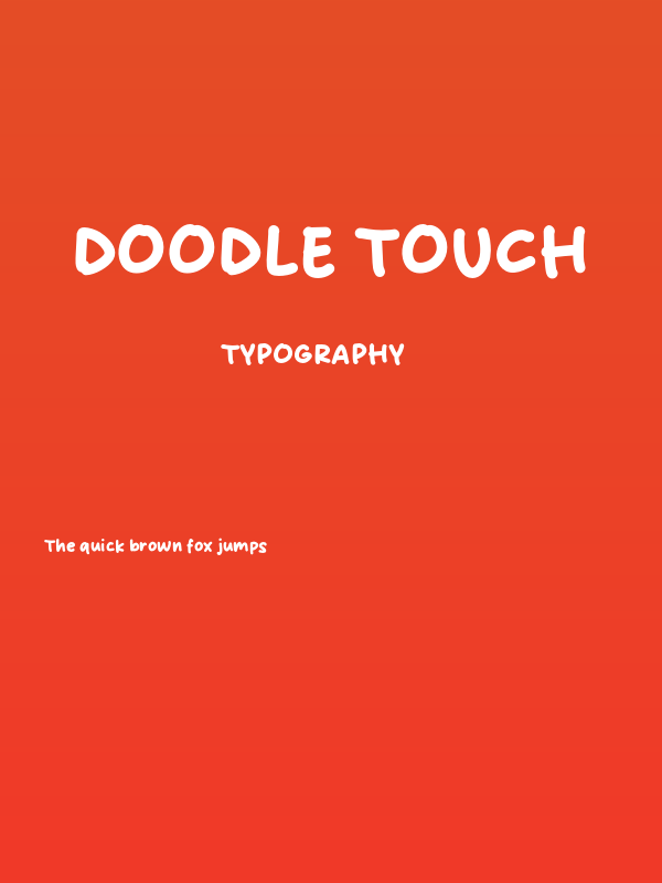 Doodle Touch Poster