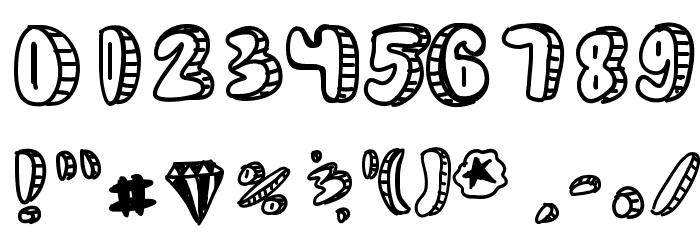 Doodle Font OTHER CHARS