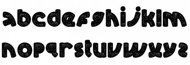 DoodleChalkDemo Schriftart Kleinbuchstaben