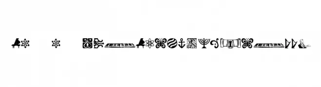 DoodleDingbatsOneSSK  Frei Schriftart Herunterladen