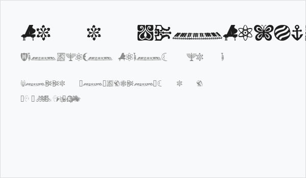 DoodleDingbatsOneSSK Business Card