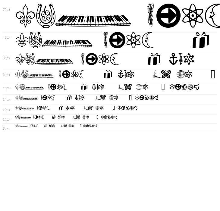 DoodleDingbatsOneSSK Waterfall