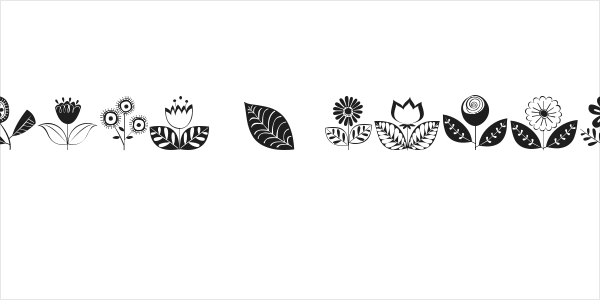 DoodleDings 2 RetroFlowers Logo