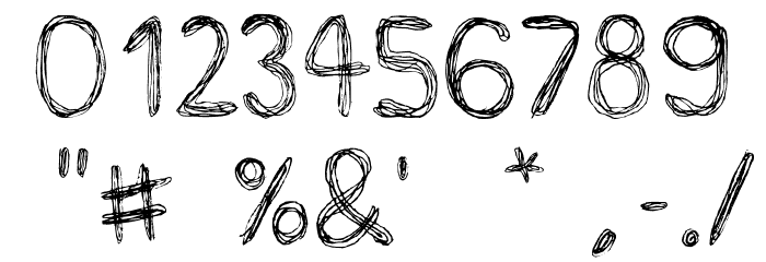 DoodlePen Font OTHER CHARS