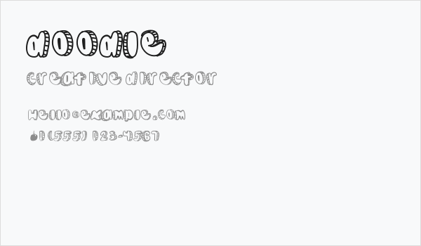 Doodle Business Card