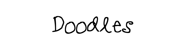 Doodles  les polices de caractères gratuit tlcharger