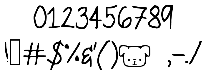 Doodles Font OTHER CHARS
