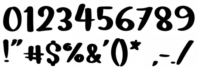 Doodles Font OTHER CHARS