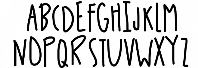 DoodlesOfFun Polices MAJUSCULES