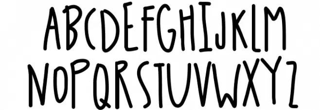 DoodlesOfFun Fuentes MINÚSCULAS