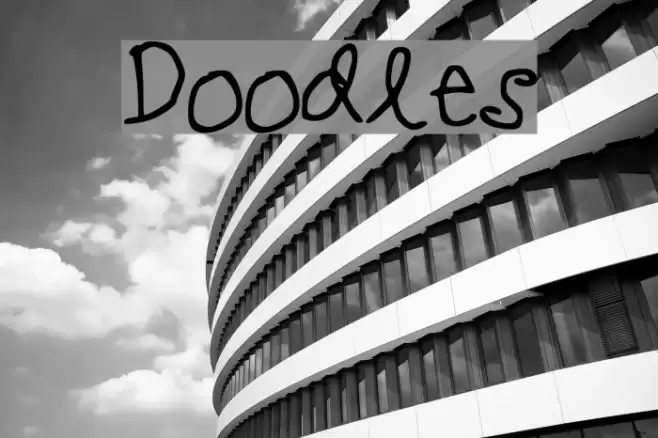Doodles Font examples