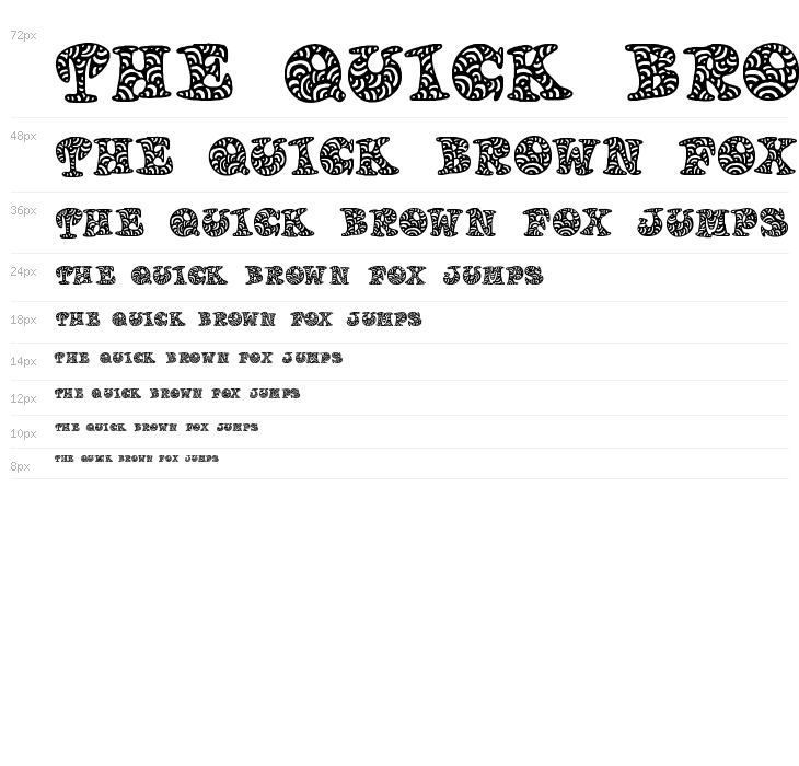 Doodletters Waterfall