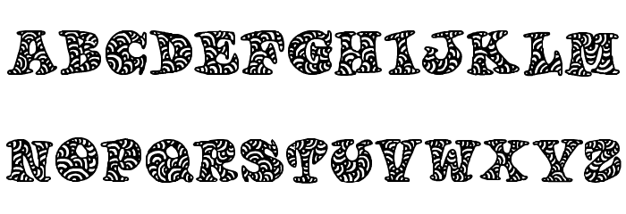 Doodletters Font LOWERCASE