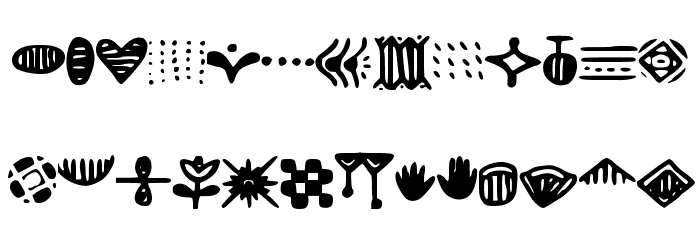 Doodlizing Font LOWERCASE