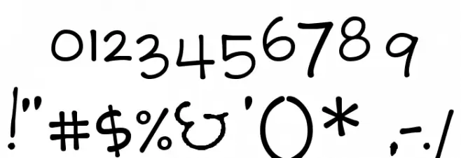 Doodolonomy Fred Font OTHER CHARS