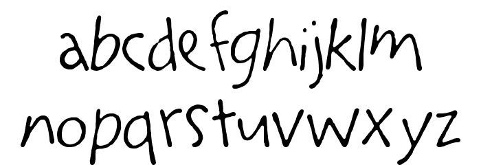 Doodolonomy Fred Font LOWERCASE