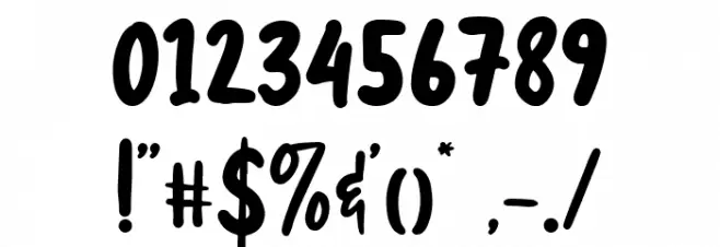 Doogle Regular Font OTHER CHARS