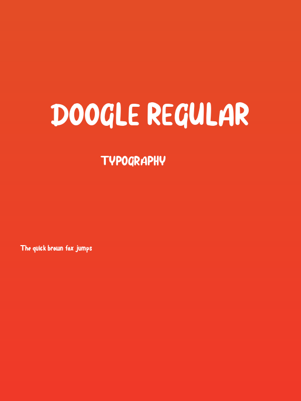 Doogle Regular Poster